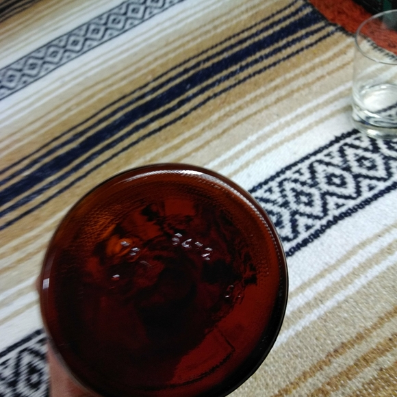 GLASS SYRUP BOTTLE WITH LID VINTAGE - Picture 6 of 16